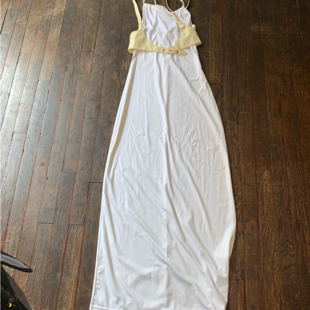 white sean john dress size medium